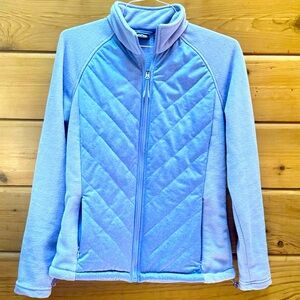 MOUNTAIN CLUB Lavender fleece jacket with extra insulation on front
